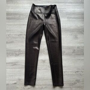 Bebe faux snake leather Sz S cool girls only